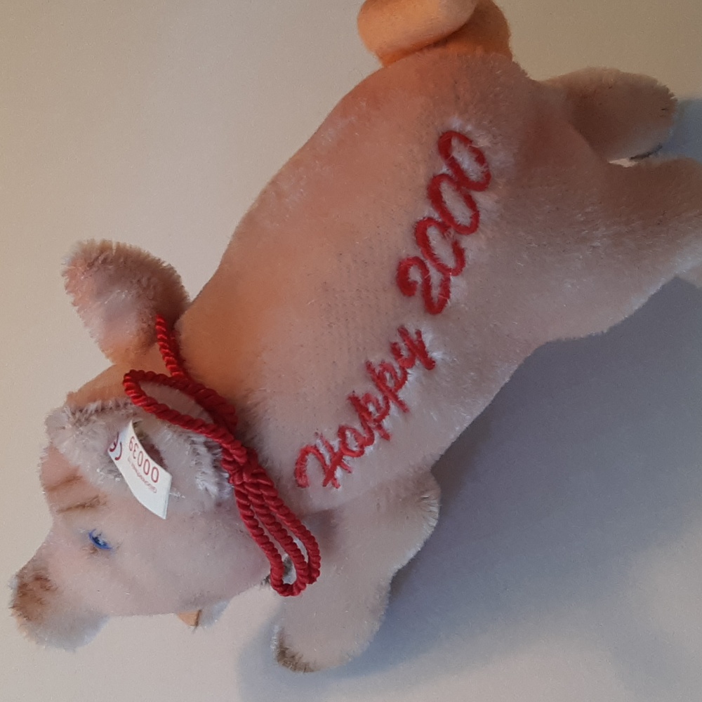 Steiff Lucky Pig "Happy 2000"